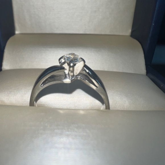 Micheal hill 14kt white gold automatic made - Picture 3 of 3